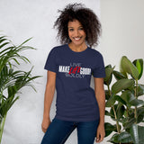 Make Life Good! 100% Cotton T-Shirt with "Make Life Good" & "Live Life Boldly!" Custom Graphic for Men & Women, Unisex Tee