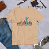 Make Life Good! 100% Cotton T-Shirt with I Run to Make Life Good! for Others Custom Graphic for Men & Women, Unisex Tee